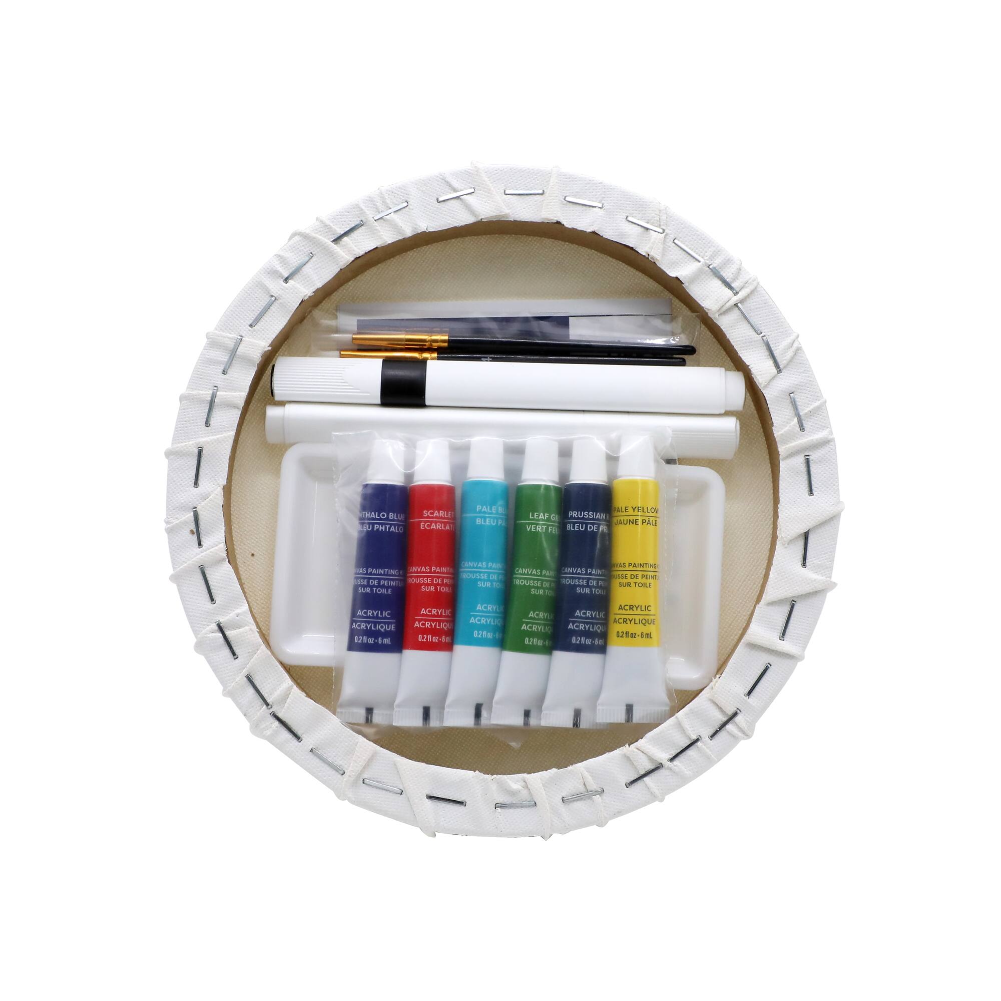 Jonathan Adler x Michaels 7" Round Peace Canvas Painting Kit